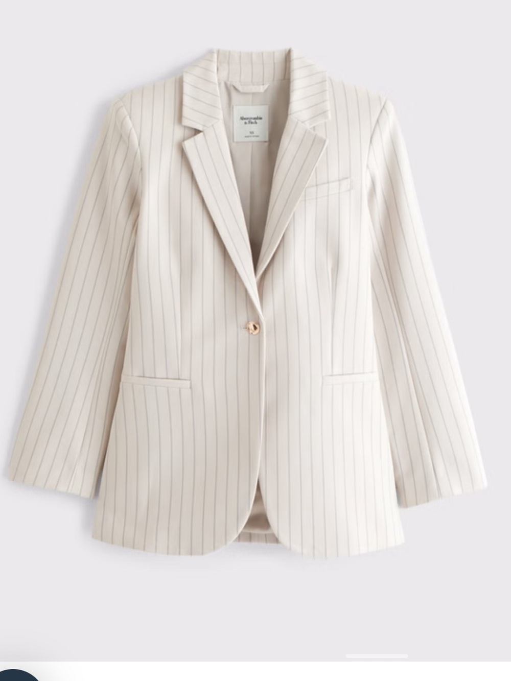 Abercrombie & fitch plaid bomber blazer, large 2026 spring collection